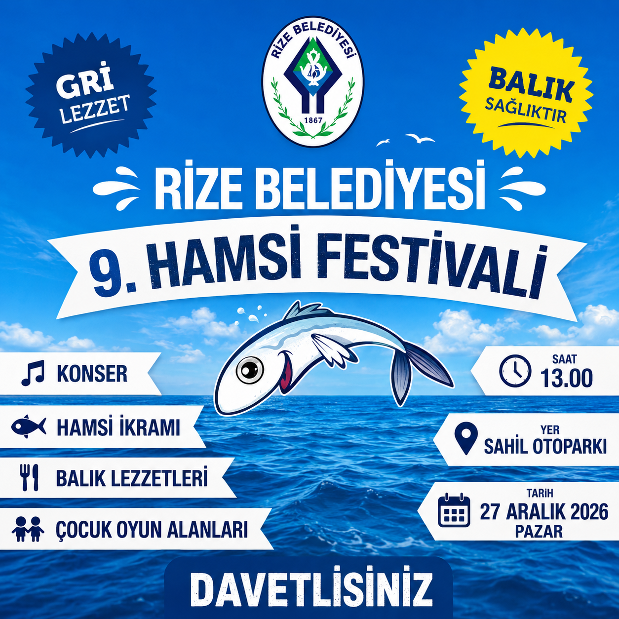 Rize Belediyesi Hamsi Festivali
